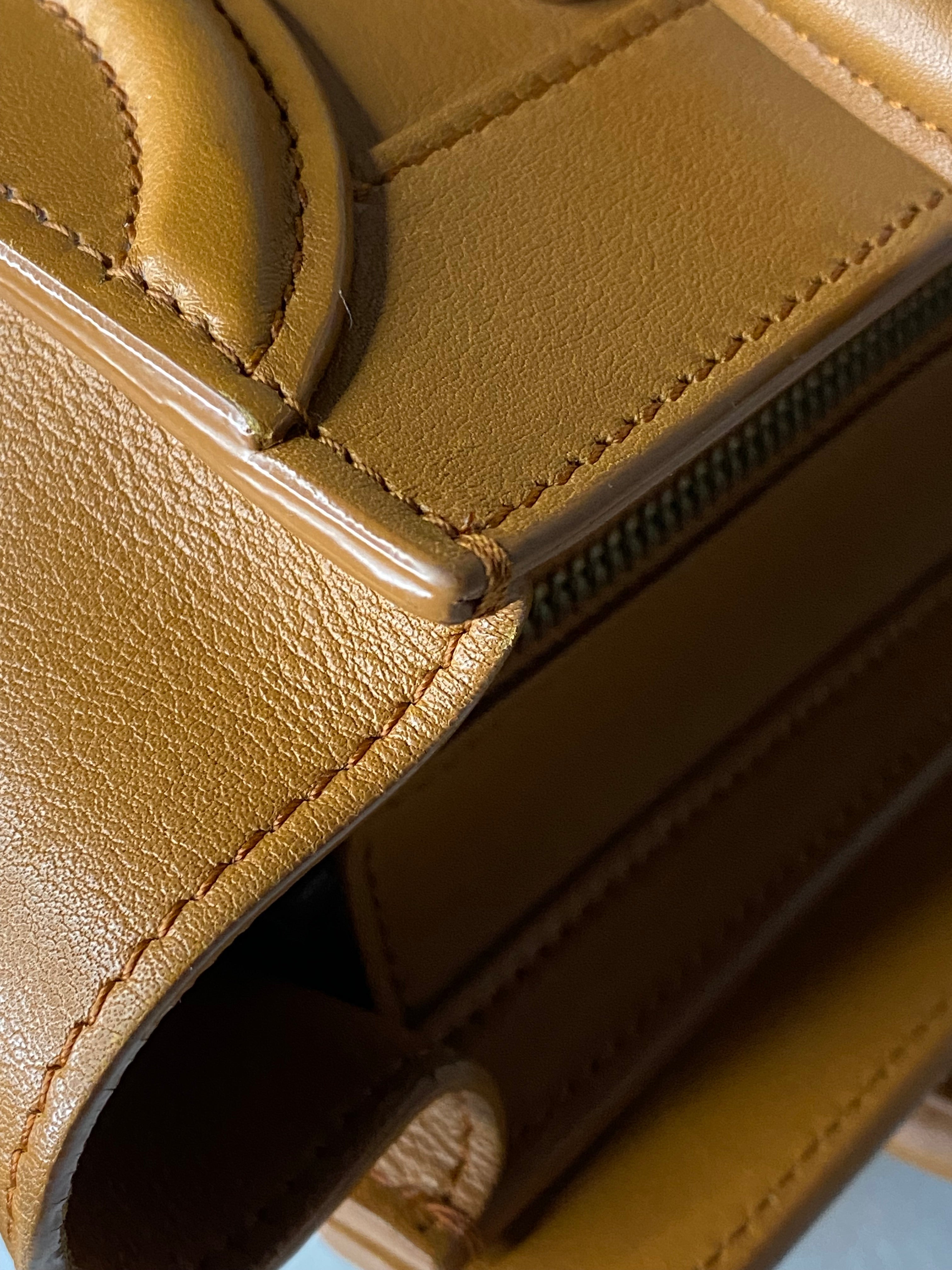 Celine Camel Nano Luggage Bag