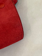 Celine Red Trapeze Top Handle Bag