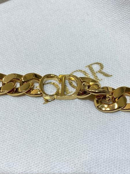 Christian Dior Gold CD Bracelet