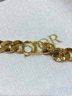 Christian Dior Gold CD Bracelet
