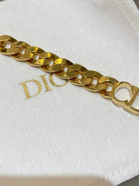 Christian Dior Gold CD Bracelet