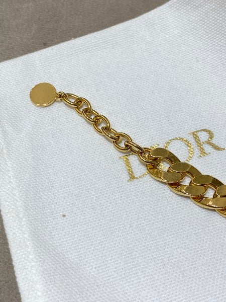 Christian Dior Gold CD Bracelet