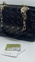 Christian Dior Cannage Shopping Tote Bag