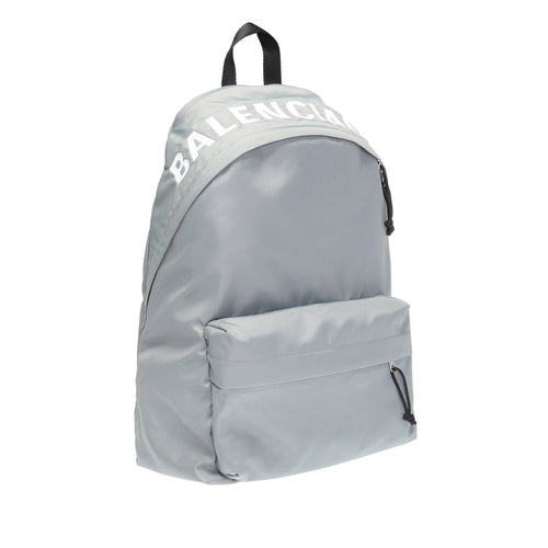 Balenciaga Wheel Logo Embroidered Backpack