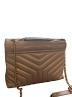 SAINT LAURENT - Leather Medium Loulou Bag