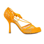 Bottega Veneta Stretch Sandal in Tangerine