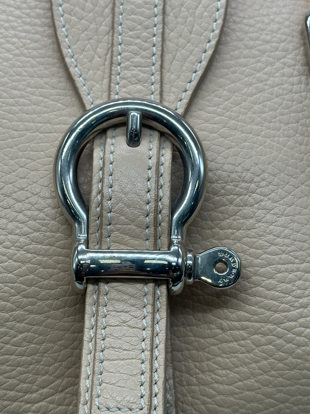 Burberry Handbag Cream Leather