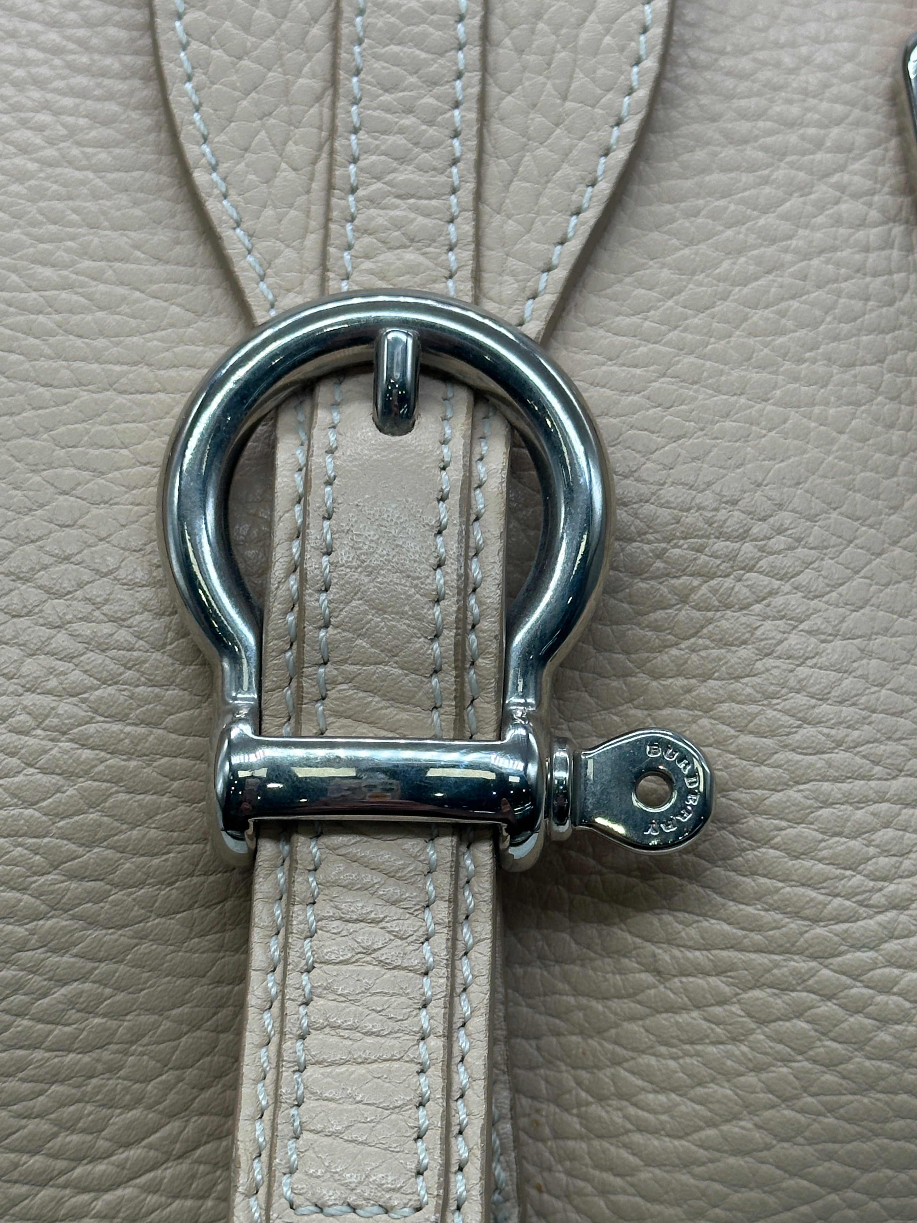 Burberry Handbag Cream Leather