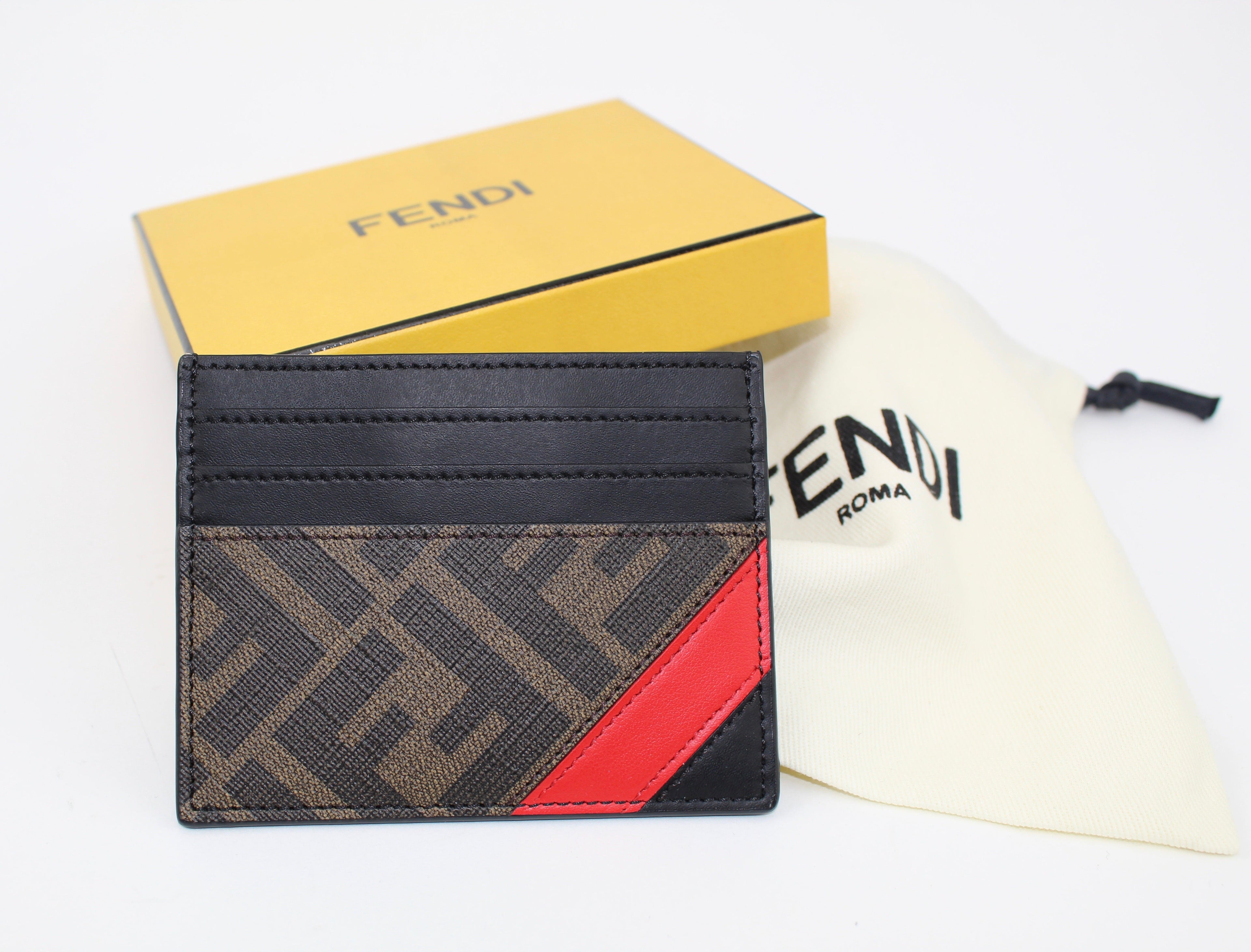 Fendi Card Holder In FF Motif
