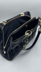 Christian Dior Cannage Shopping Tote Bag