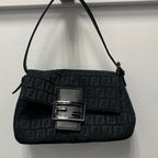 Fendi Zucchino Mini Mama Baguette Bag