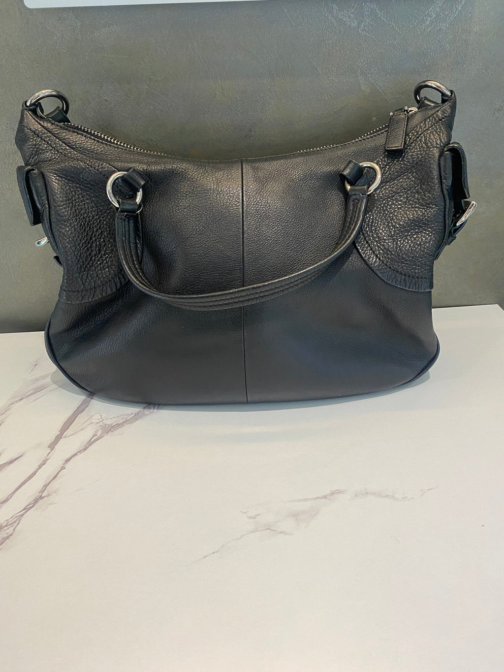 Prada Black Leather Shoulder Bag