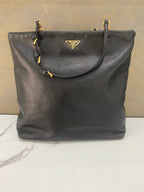 Prada small calf skin tote bag