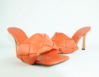 Bottega Veneta Quilted High Heel Slide Sandals