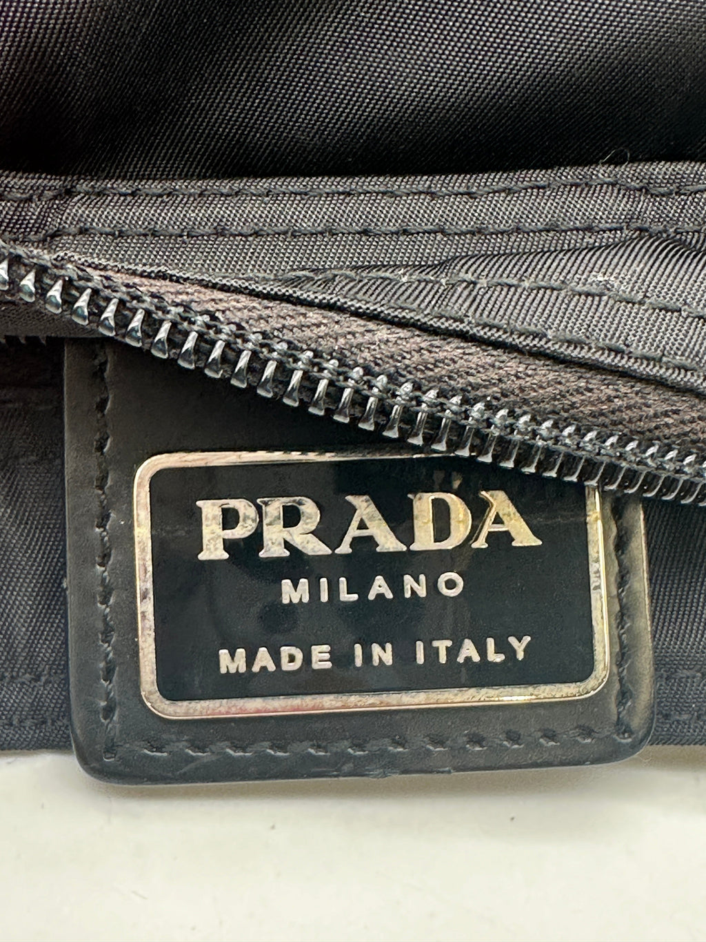 Prada Tessuto Nylon Crossbody Bag Black