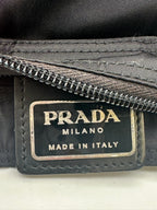 Prada Tessuto Nylon Crossbody Bag Black