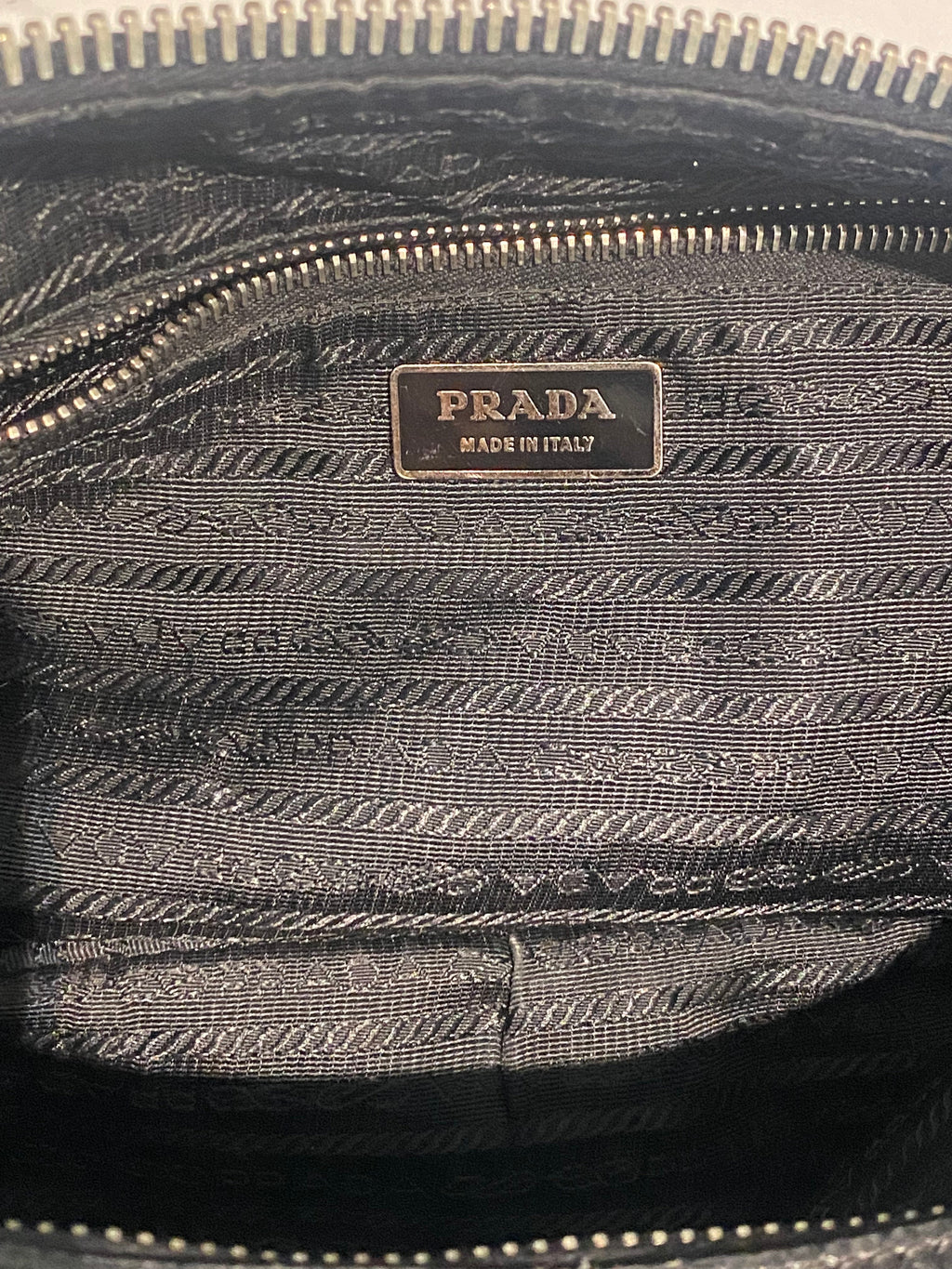 Prada Black Leather Shoulder Bag