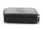 YVES SAINT LAURENT (YSL) Belle De Jour Leather Compact Zip Wallet Black