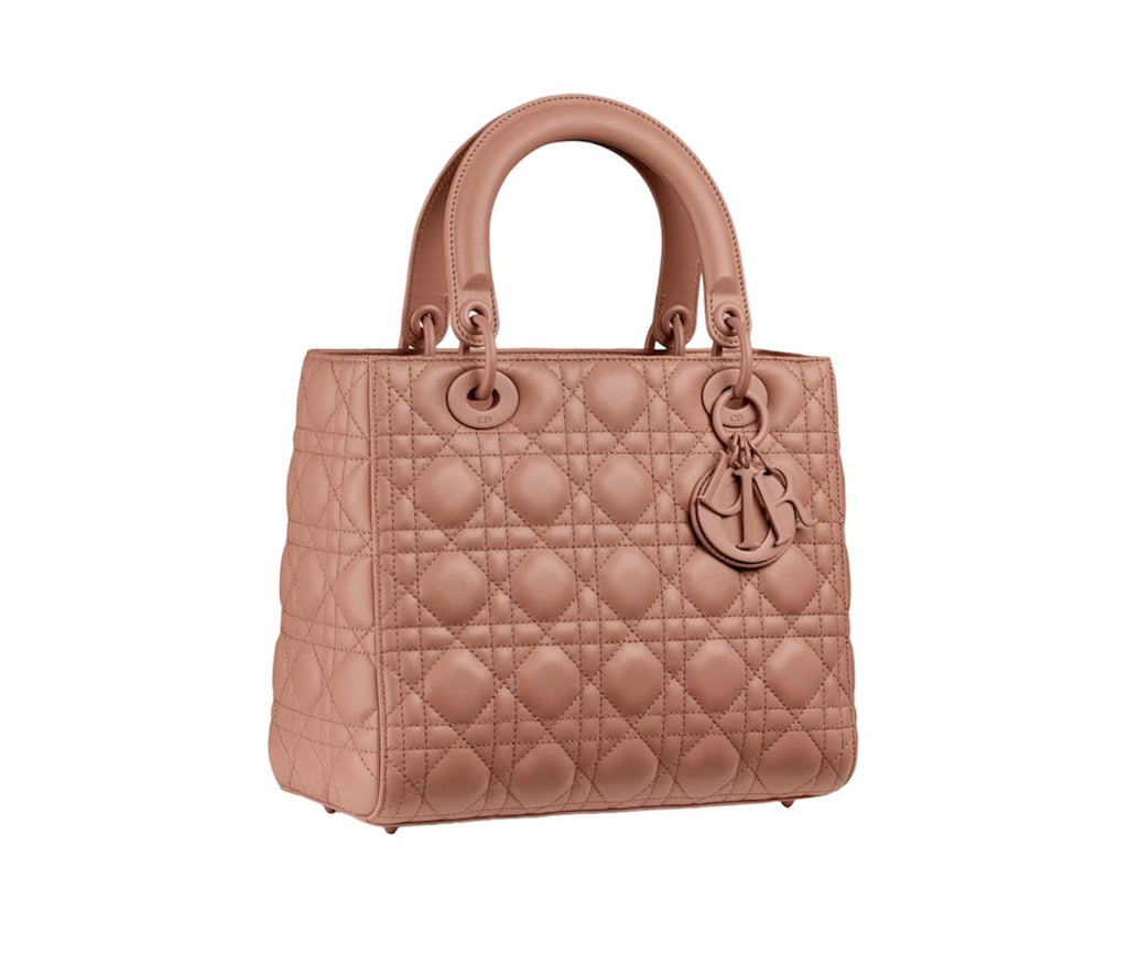 Lady Dior Medium Ultra Matte Pink
