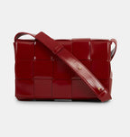 Bottega Veneta Intreccio brushed leather crossbody Cassette Bag