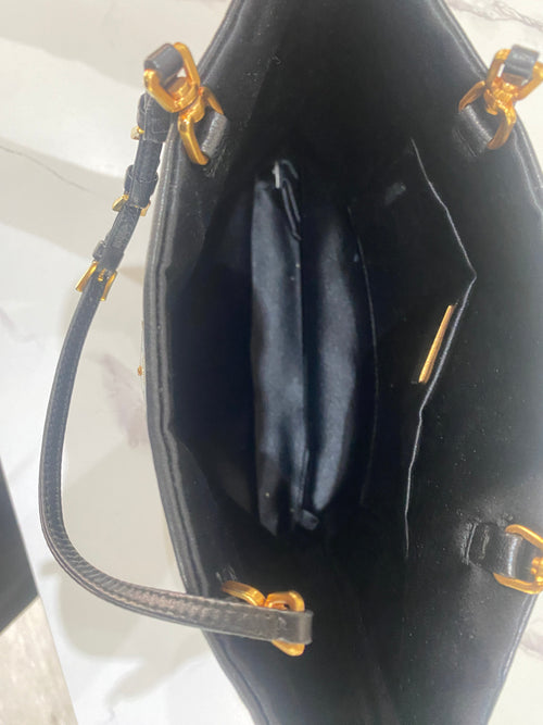 Prada small calf skin tote bag