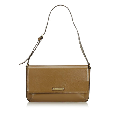 Pre-Loved Burberry Brown Dark Others Leather Shoulder Bag UNITED KINGDOM