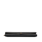 Louis Vuitton Monogram Double V Long Wallet M64319 Black Brown PVC Leather in New Condition