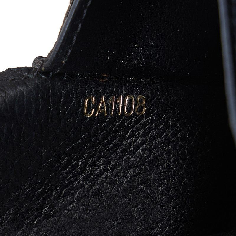 Louis Vuitton Monogram Double V Long Wallet M64319 Black Brown PVC Leather in New Condition