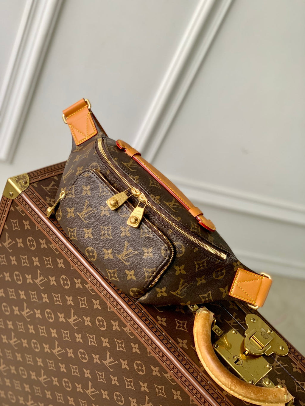 Louis Vuitton Bumbag 15cm Brown Monogram Canvas 330770