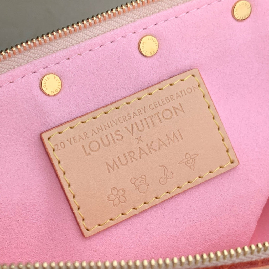 Louis Vuitton x TM Pochette Accessoires 22cm Sakura Brown Cherry Blossom Monogram Canvas