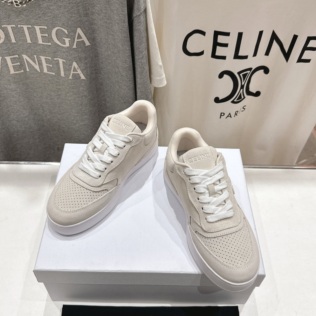 Celine CELINE 25C SNEAKERS BEIGE SUEDE 236765