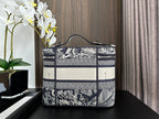 DIOR  DIORtravel vanity 25 black embroidery