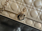 DIOR MY 24 TOP HANDLE BAG BEIGE LAMBSKIN