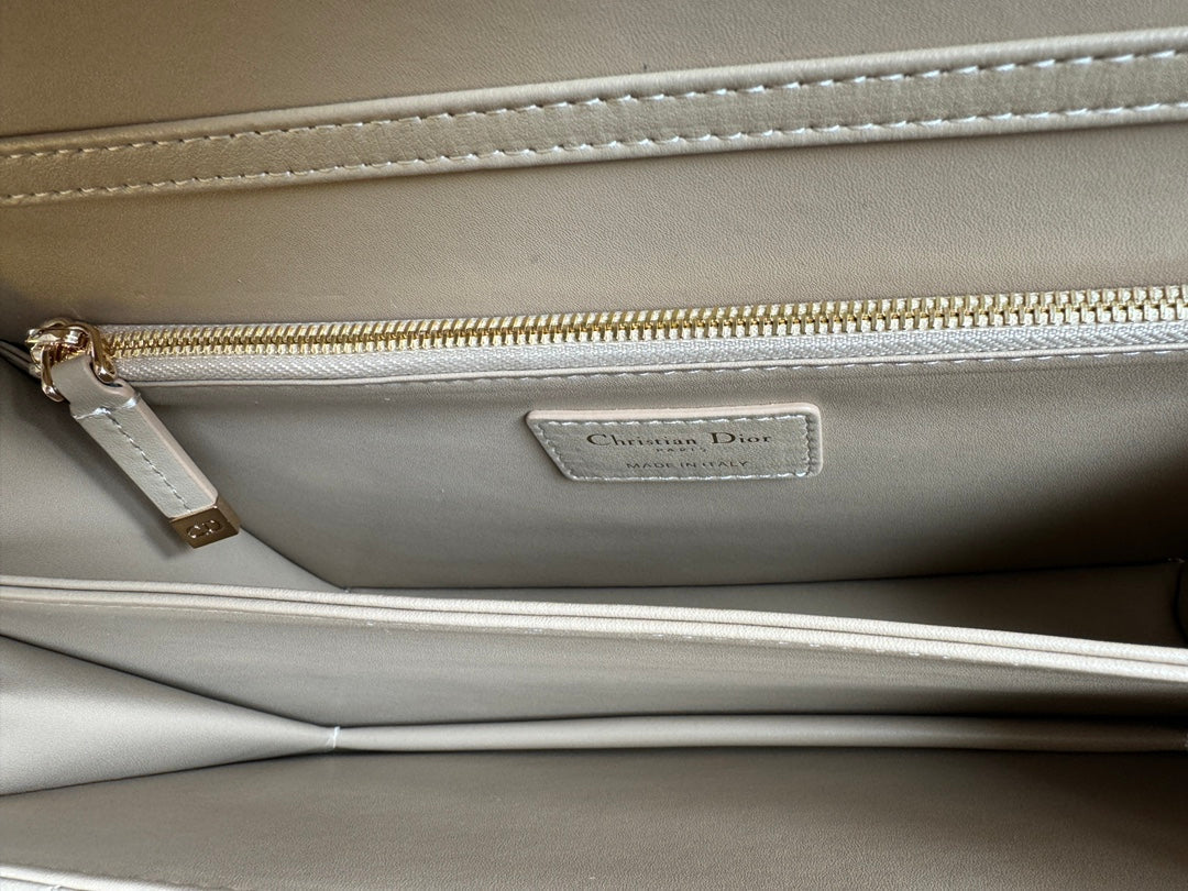 DIOR MY 24 TOP HANDLE BAG BEIGE LAMBSKIN