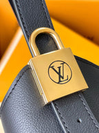 Louis Vuitton LOW KEY HOBO MM 35 IN BLACK SMOOTH CALFSKIN