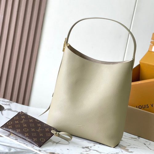 Louis Vuitton LOW KEY HOBO MM 35 IN CLAY SMOOTH CALFSKIN