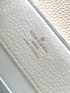 Louis Vuitton CAPUCINES BB 27 IN WHITE MIX PINK AND BEIGE TAURILLON GOLD HARDWARE