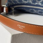 AVA BAG 24 IN BAYOUX BLUE TRIOMPHE DENIM