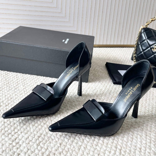 Saint Laurent D'ORSAY PUMPS IN BLACK SMOOTH CALFSKIN