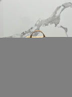 BACKPACK 25 IN BEIGE PARACHUTE FABRIC AND RABBIT FUR