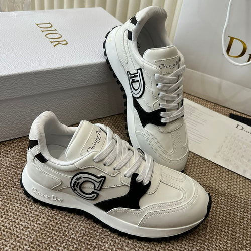 DIOR C'est  DIOR Sneaker White Black Lamskin