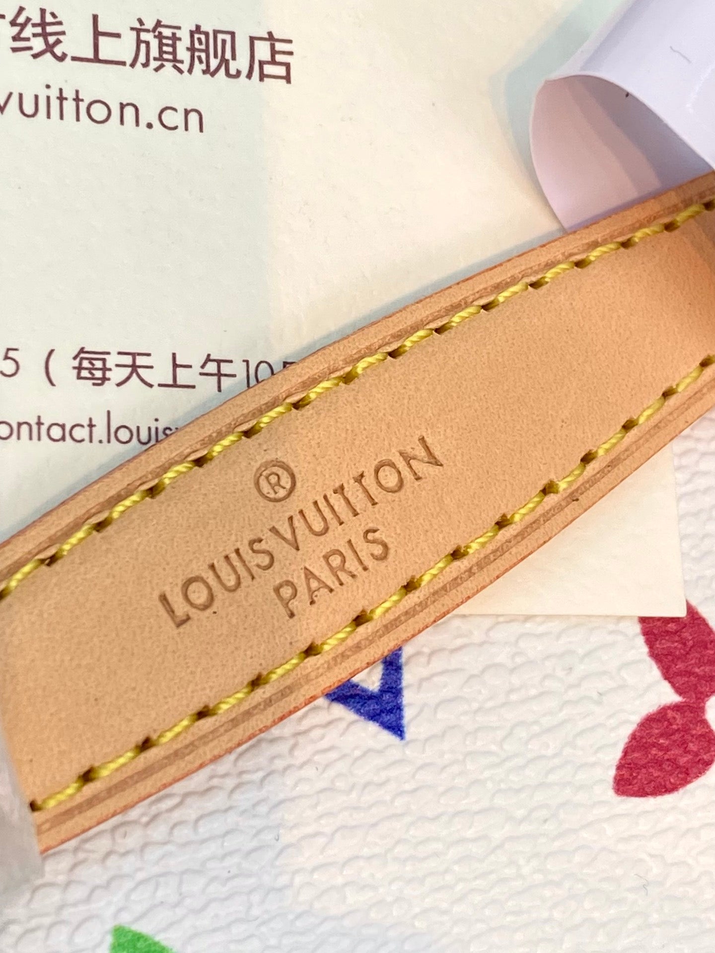 Louis Vuitton NICE NANO 14 IN MULTICOLOR MONOGRAM CANVAS GOLD ZIPPER