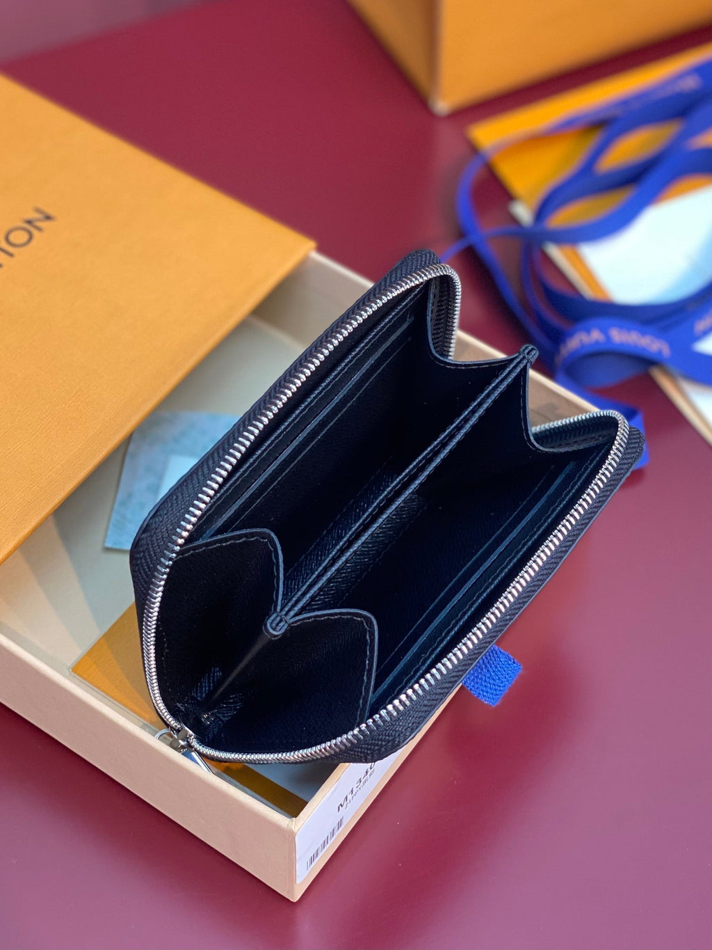 Louis Vuitton x TM Zippy Coin Purse Black Multicolor Monogram Canvas