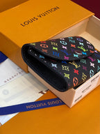 Louis Vuitton x TM Rosalie Coin Purse Black Multicolor Monogram Canvas