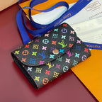 Louis Vuitton x TM Rosalie Coin Purse Black Multicolor Monogram Canvas