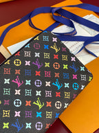 Louis Vuitton x TM Zippy Wallet Black Multicolor Monogram Canvas
