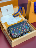 Louis Vuitton x TM Pochette Accessoires 22cm Black Muticolor Monogram Canvas