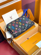 Louis Vuitton x TM Pochette Accessoires 22cm Black Muticolor Monogram Canvas