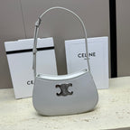Celine MINI 22 TILLY BAG IN WHITE SHINNY CALFSKIN