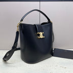 Celine MEDIUM 28 LOUISE BAG IN BLACK SMOOTH CALFSKIN